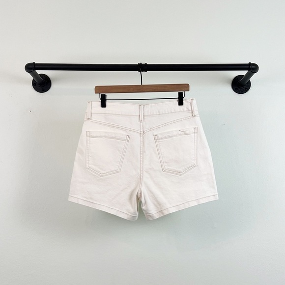 NWT Just Black High Rise Utility Cargo Shorts In Cream - Picture 6 of 8